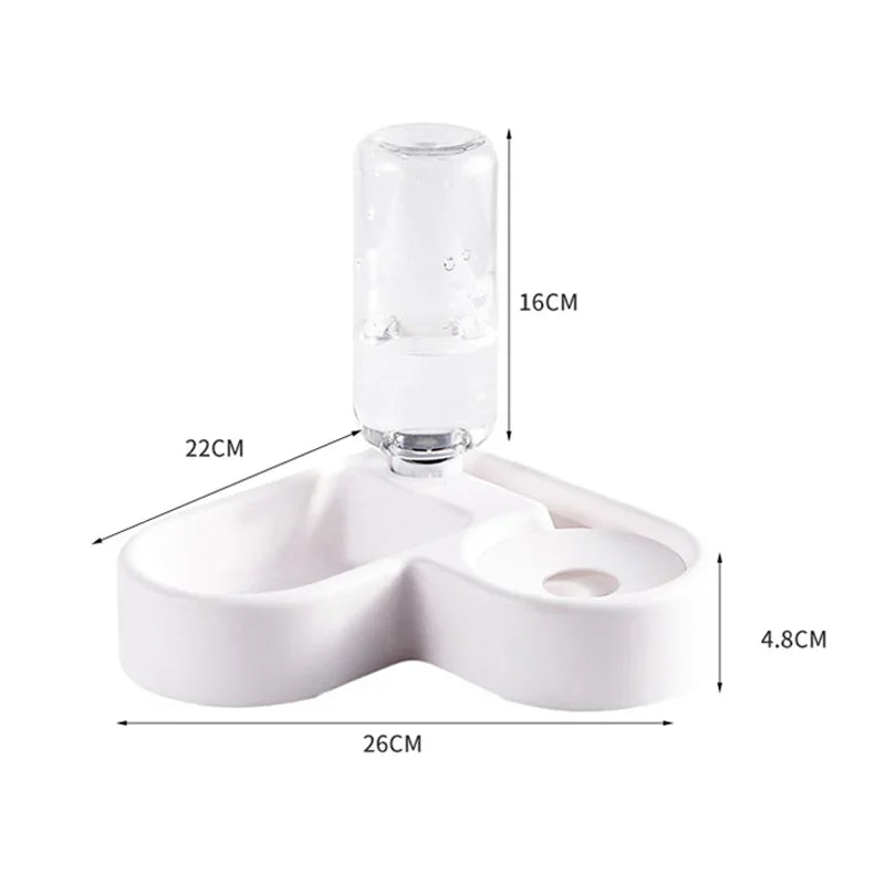 Automatic Drinking Love Pet Bowl Drinking And Feeding